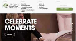 Desktop Screenshot of mansfieldfuneralhome.com
